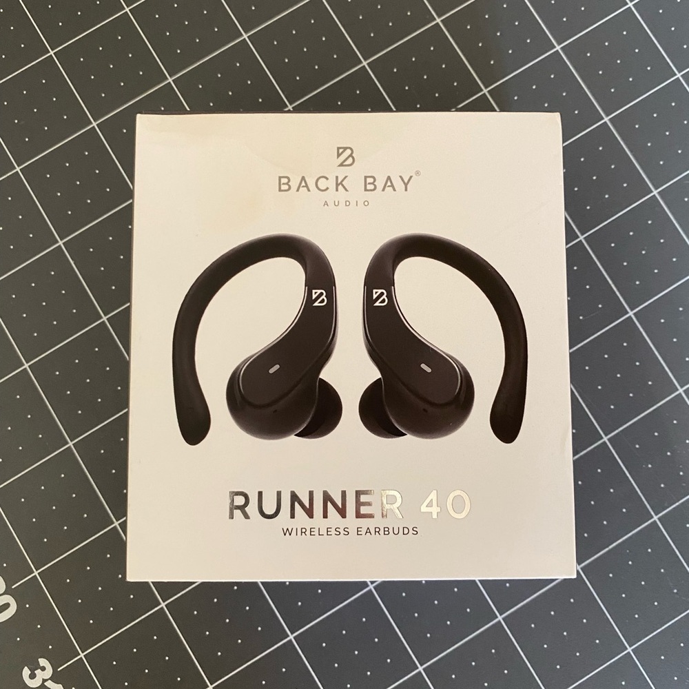 Back Bay Audio Runner 40 Wireless Earbuds - Black
